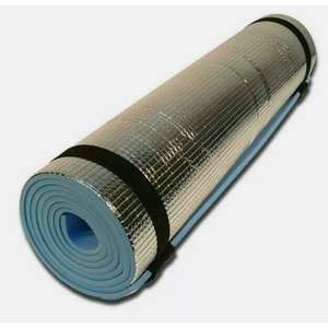 Aluminium Foil Camping Insulated Mat - Silver & Blue by Garden Mile