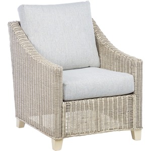 Dijon Rattan Conservatory Cane Chair in Pebble - Neutral by Desser