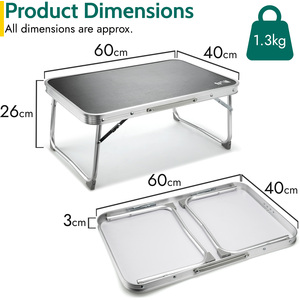 Low Camping Table - Grey by Trail