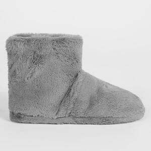 Microwavable Faux Fur Boot Slippers by OHS