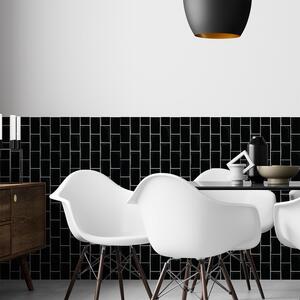 Walplus 3D Glossy Tile Stickers by WALPLUS