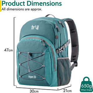 Aspen 30L Camping Backpack - Hydro by Trail