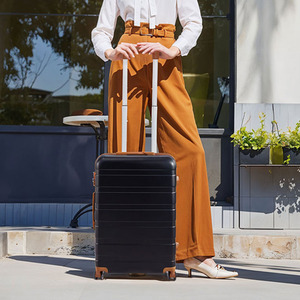 Set of 4 Dual-Color Nested Design Lockable Luggage by komore