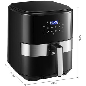 4.7L Smart Air Fryer with Touch Screen by Livingandhome