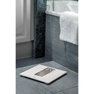 Acrylic Digital Bathroom Scales White - White by Beurer