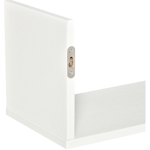 HOMCOM Set of 3 Wooden U Shaped Shelves - White by HOMCOM