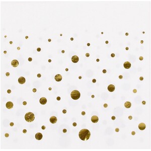 Pack of 16 Gold Foil Napkins by My Party