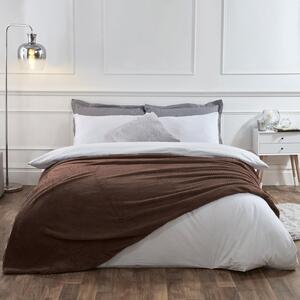 Waffle Honeycomb Mink Throw by Dreamscene