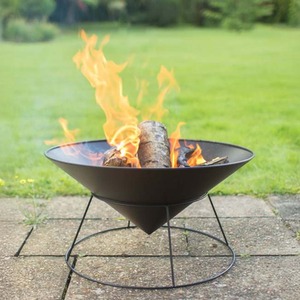 Kamen Cast Iron Fire Pit - Black by Primrose