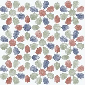 Floor Tiles Self-Adhesive Vinyl Flooring Kitchen Bathroom - Multicoloured / Leaves by D-C-Fix