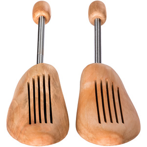 Spiral-Spring Shoe Stretcher Pair - Brown / 44-45 by tectake