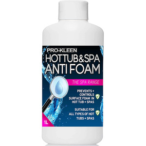 Hot Tub and Spa Anti Foam Formula - White / 1l by Pro-Kleen