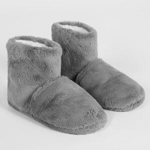 Microwavable Faux Fur Boot Slippers by OHS