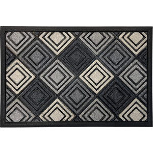 Scrape and Sorb Mat - Grey / Diamond