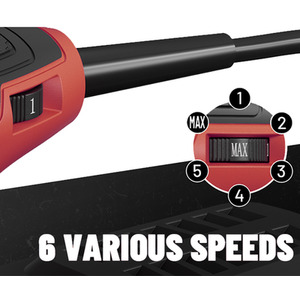 Lumberjack Orbital Sander For Wood Metal and Plastic - Red by Lumberjack