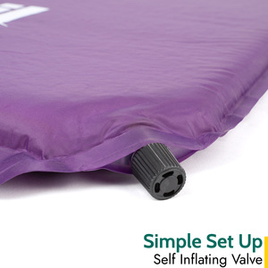 Double Self Inflate Camping Mat 2.5cm by Trail