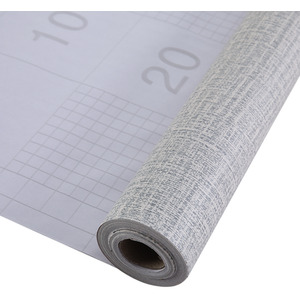 Wallpaper PVC Peel Stick Linen Style - Grey by Kidkid