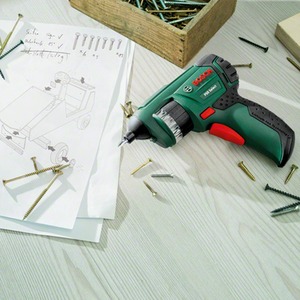 Cordless Screwdriver Set with Carrying Case - Green