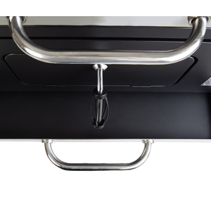 American Large Portable Grill Charcoal BBQ - Black by Charles Bentley