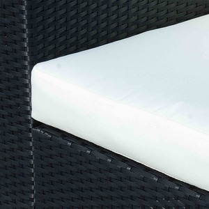 Outsunny 1 Seater Rattan Garden Single Sofa Armchair - Black by Outsunny