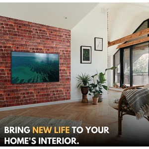 3D Wall Panels Brick design PVC Cladding Panels by NOVECRAFTO