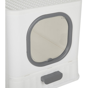 Kidkid Folding Enclosed Cat Litter Box with Scoop by Kidkid