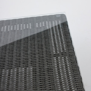 Segrada U-Shaped Garden Furniture - Dark Grey / 8 / Fire Pit Table by GRS