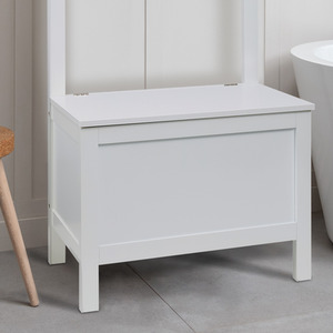 Karlstad Bathroom Storage and Coat Hook Cabinet in Classic White - White by Noa and Nani