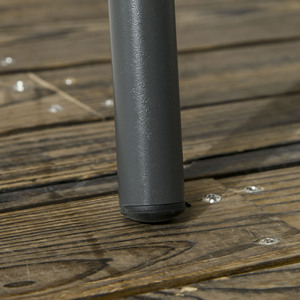 Outsunny Folding Rattan Egg Chair Freestanding Basket Chair with Cushion - Grey by Outsunny