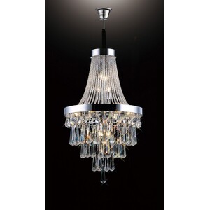 Sophia Ceiling Pendant Chandelier 13 Light Polished Chrome, Crystal - Polished Chrome