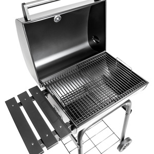 BBQ Made Of Powder-Coated Metal - Black by tectake
