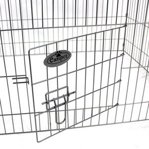 Metal Pet Run with Sunshade and Roof - Steel by Easipet