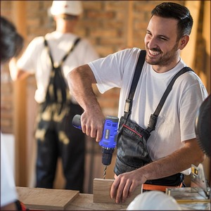 Cordless Drill 12V with Battery and Charger - Blue