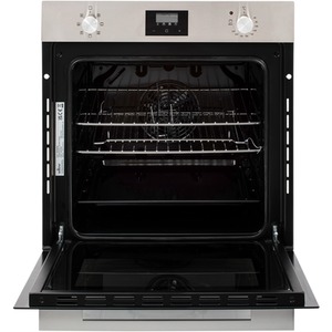 60cm Fan Assisted Oven with 7 Oven Functions - Silver by Willow