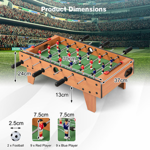 Soccer Game Toy Set - Brown by Costway