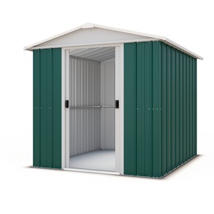 Yardmaster Metal Shed - Green / 202 x 198 x 197cm by Yardmaster