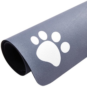 Washable Diatom Mud Pet Feeding Mat With Nonslip Bottom by Livingandhome