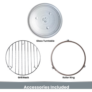 30L Combination Microwave with Grill - Silver by Hamilton Beach