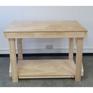 Plywood Top Wooden Workbench by Arbor Garden Solutions