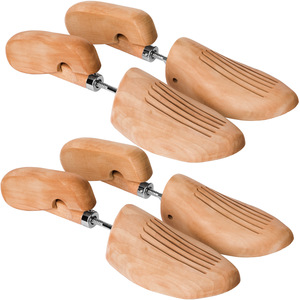 Shoe Stretcher 2 Pairs - Brown / 46-48 by tectake