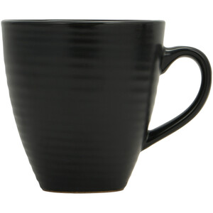 Nera Ribbed Mug - Black