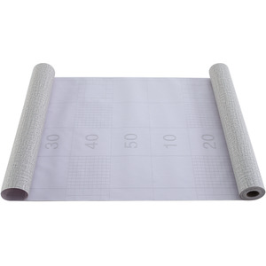 Wallpaper PVC Peel Stick Linen Style - Grey by Kidkid