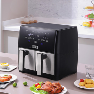 Smart Dual Drawer Energy-Saving Air Fryer by Livingandhome