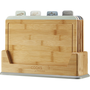 Bamboo Index Chopping Boards by Cooks Professional