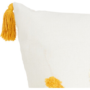 Soleil Tufted Cushion - Yellow by Divante