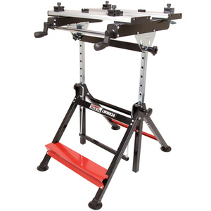 Lumberjack Portable Workmate Folding Tilting Work Bench Stand - Red by Lumberjack