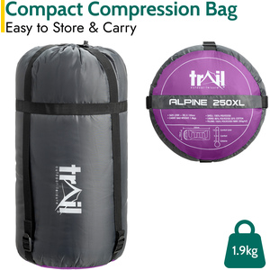 XL Hooded Sleeping Bag 2-3 Season by Trail