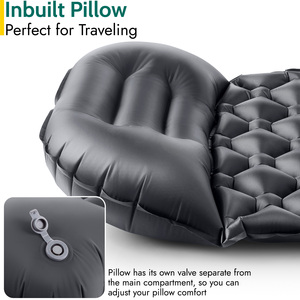 Lightweight Single Camping Mat with Pillow by Trail