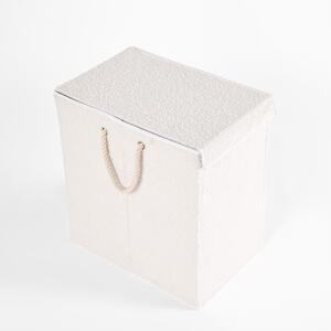 Boucle Laundry Basket - Cream by OHS