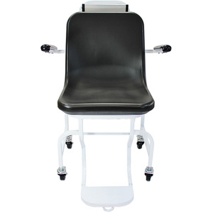 Commercial Disability Wheelchair Scales by T-Mech - Black & White by T-Mech